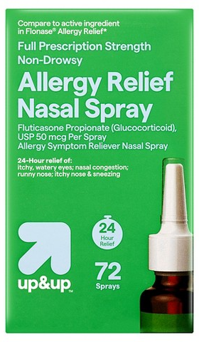 up&up Fluticasone Propionate 72-spray allergy-relief