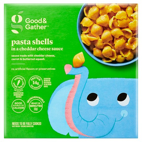 Select Good & Gather frozen pasta