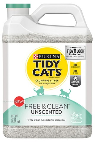 Purina Tidy Cats Free & Clean 20-lb. unscented cat litter