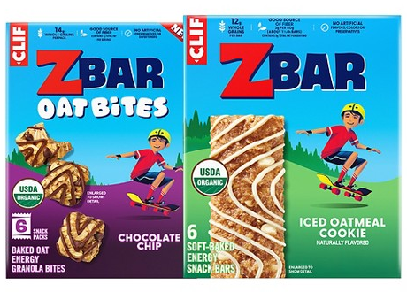 Select CLIF ZBar granola bars & bites
