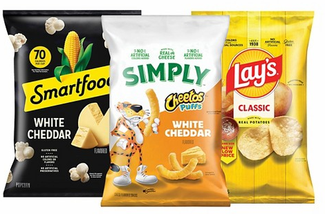 Select Lays, Cantina, Simply, Kettle & Smartfood Snacks