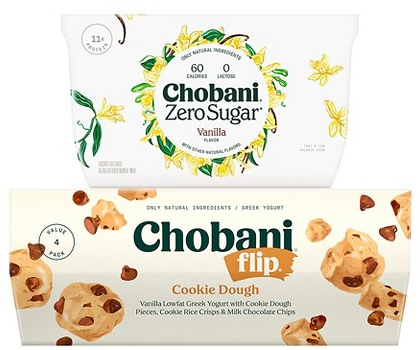 Chobani Flip & Zero Sugar 4-ct. Greek yogurt