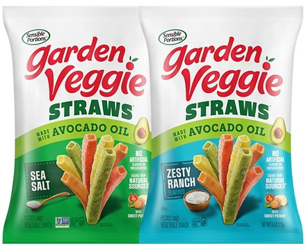 Select Sensible Portions Garden Veggie straws & puffs snacks