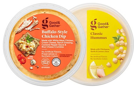 Select Good & Gather dips & hummus