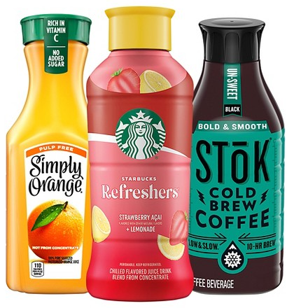Chilled juices & cold brew coffee