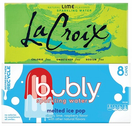 Select LaCroix & Bubly 8-pk. sparkling water