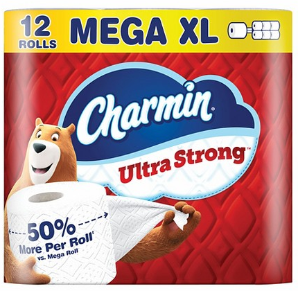 Charmin Ultra Strong 12-pk. mega XL-roll toilet paper