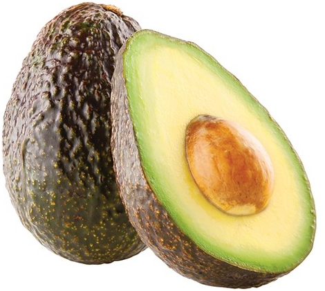 Fresh large Hass avocados