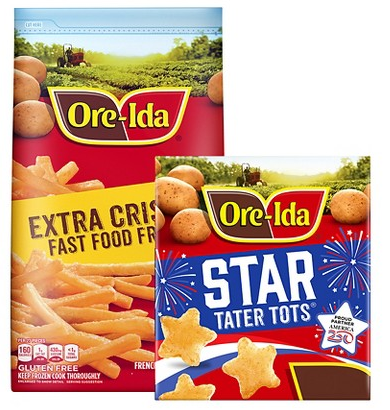 Select Ore-Ida frozen potatoes