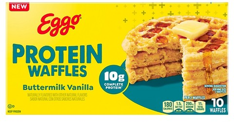 Select Eggo frozen protein waffles & pancakes