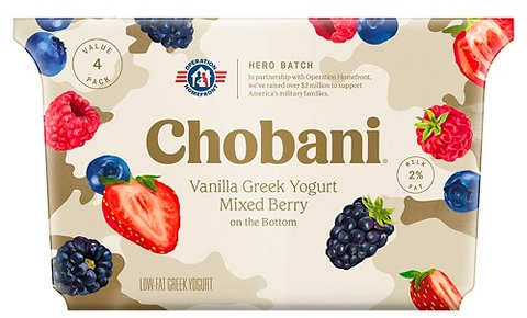 Select Chobani 4-pk. Greek yogurt