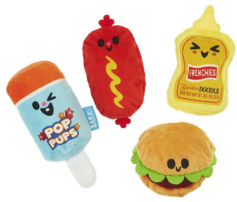 Bark-B-Q food-shaped dog toy