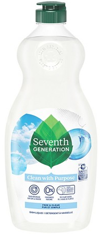 Seventh Generation 19-oz. free & clear liquid dish soap