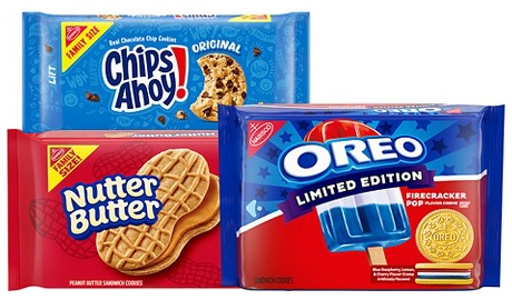 Select Chips Ahoy!, Nutter Butter & Oreo family-size cookies