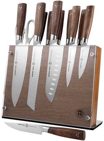 Schmidt Bros Cutlery 14-pc. knife set with sharpener & steak knives