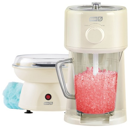 Dash cotton candy, shaved ice/slushie or s’mores maker