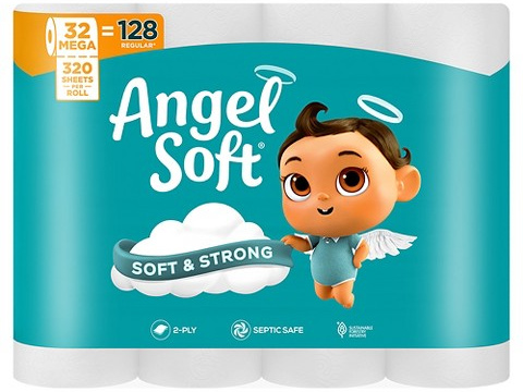 Angel Soft 32-pk. mega-roll toilet paper
