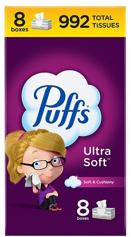 Puffs Ultra Soft 8-pk. facial tissue