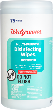 Walgreens Disinfecting Wipes