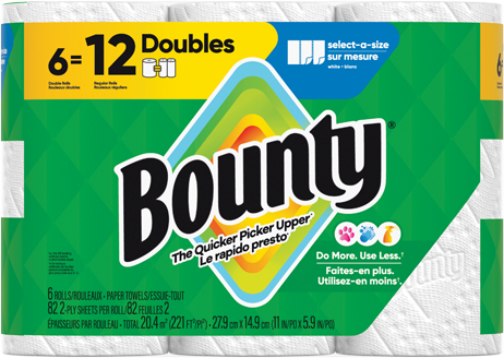 Bounty or Charmin Paper Products