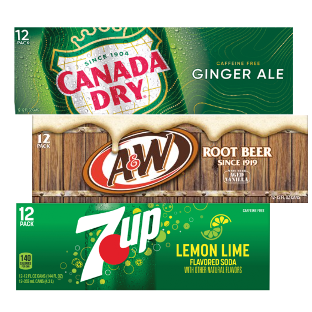 12-Pack Canada Dry or Dr Pepper Products