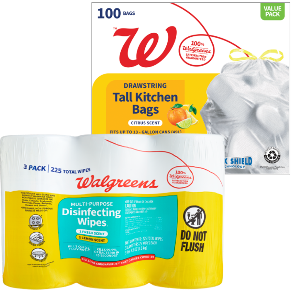 Complete Home™ or Walgreens Household Products
