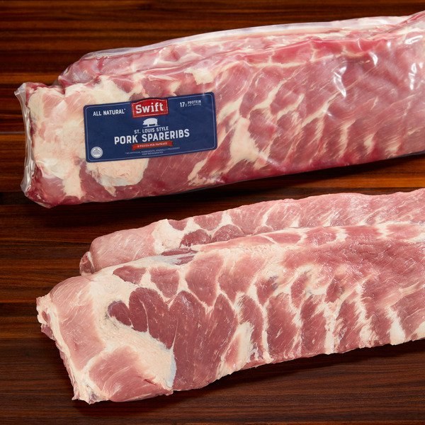 Swift St. Louis Style Pork Spareribs (3-Pack)