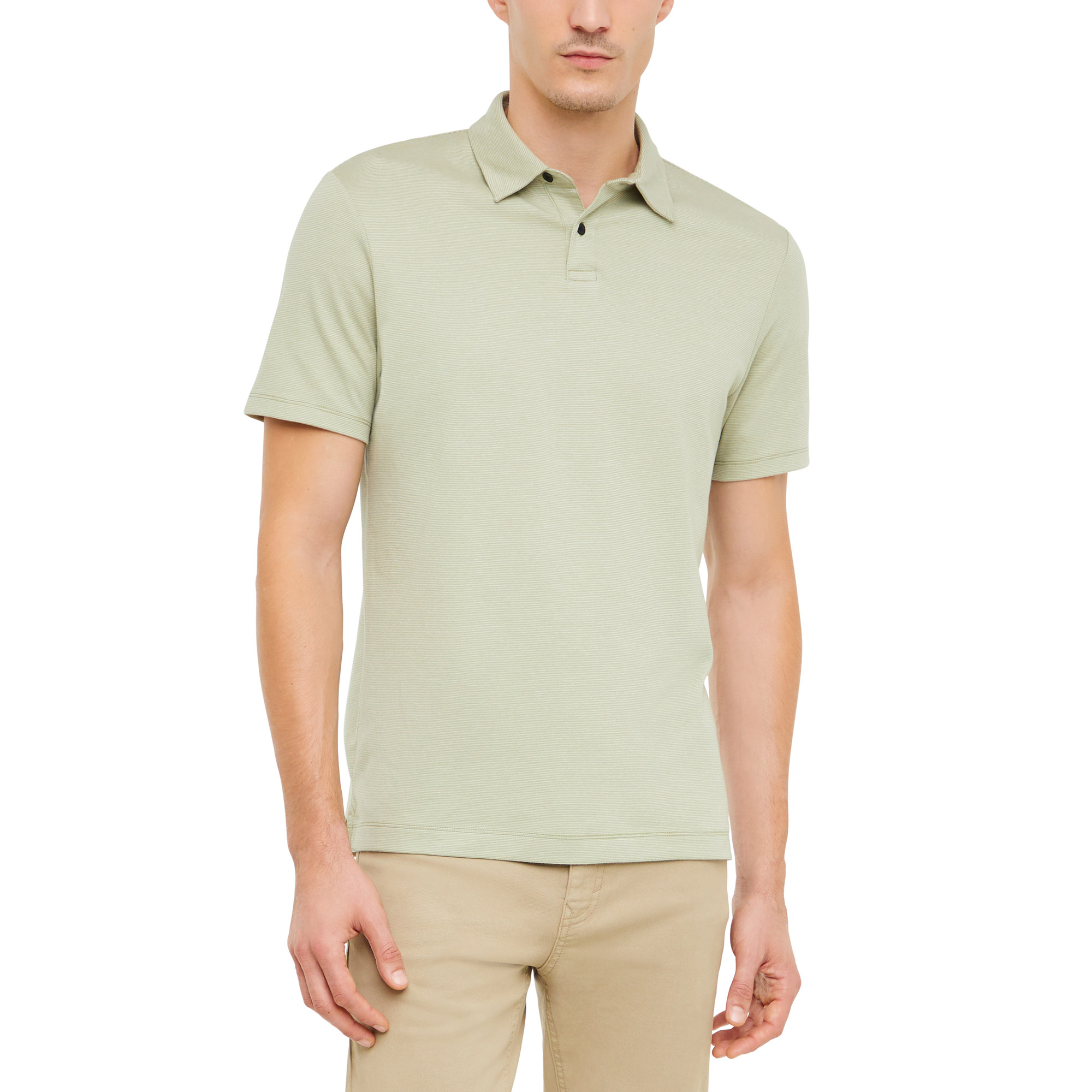 4. Banana Republic Men's Luxe Polo — about $17.99
