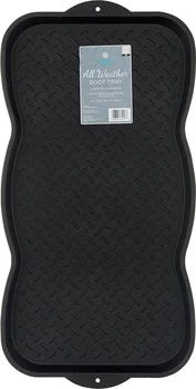 Comfort Bay All Weather Boot Tray, 15 in x 29 in, Black