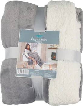 Comfort Bay Cozy Cuddler Throw, 50 in x 60 in, Assorted