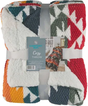 Comfort Bay Cozy Throw, 50 in x 60 in, Assorted