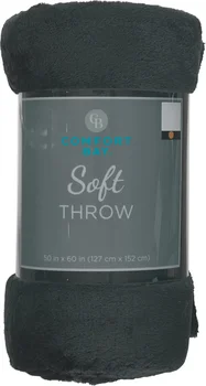 Comfort Bay Soft Throw, 50 in x 60 in, Assorted
