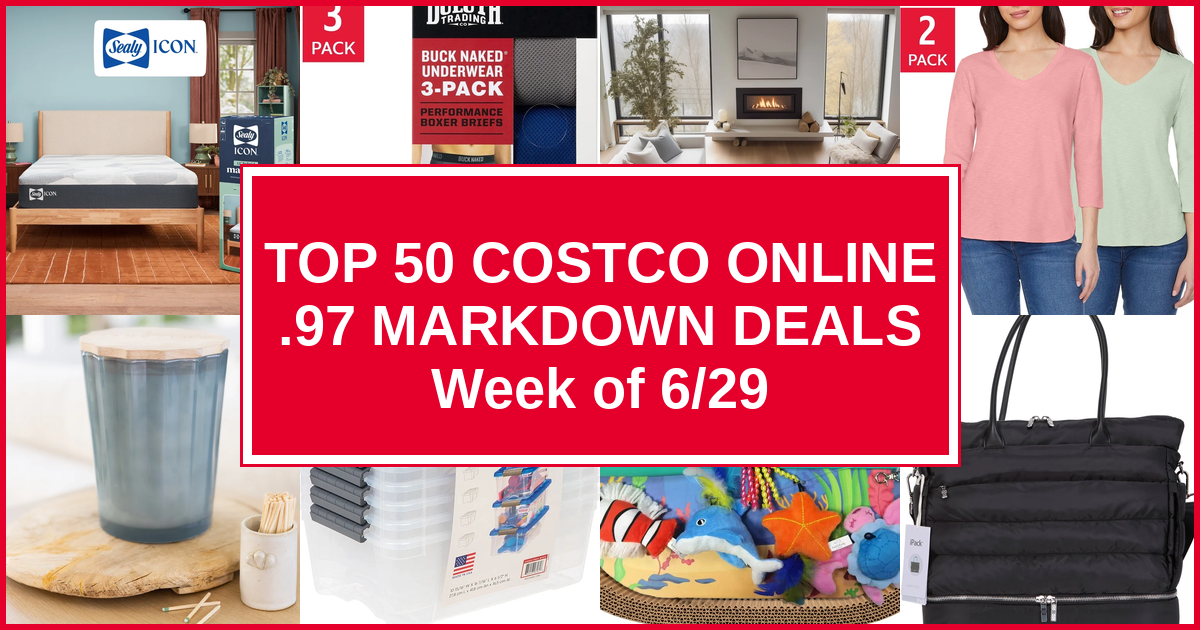 Top 50 Costco Online .97 Markdown Deals — Week of 6/29