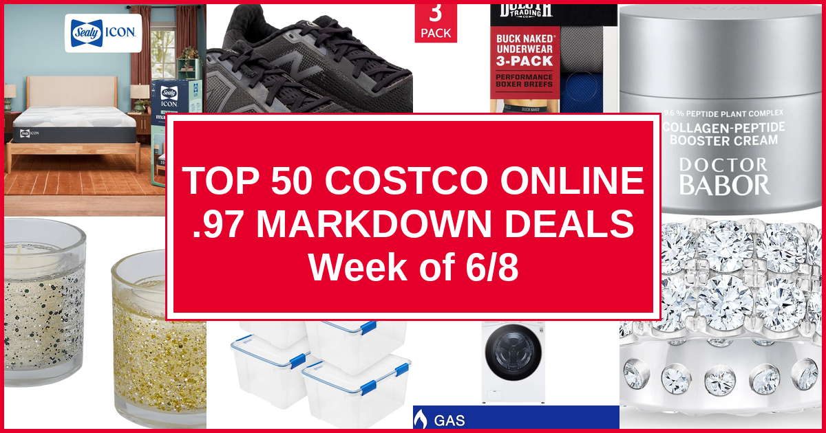 Top 50 Costco Online .97 Markdown Deals — Week of 6/8