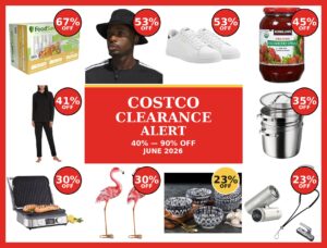 Costco Clearance Alert: June Price Drops Up to 40%- 90% Off!
