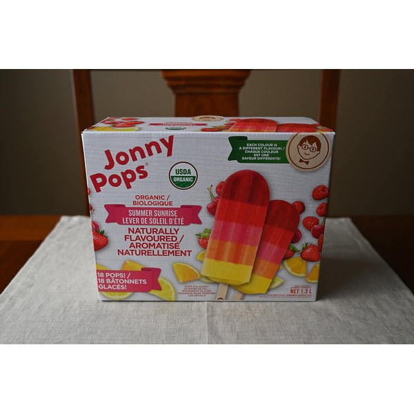 Jonny Pops Organic Rainbow Fruit Stacks