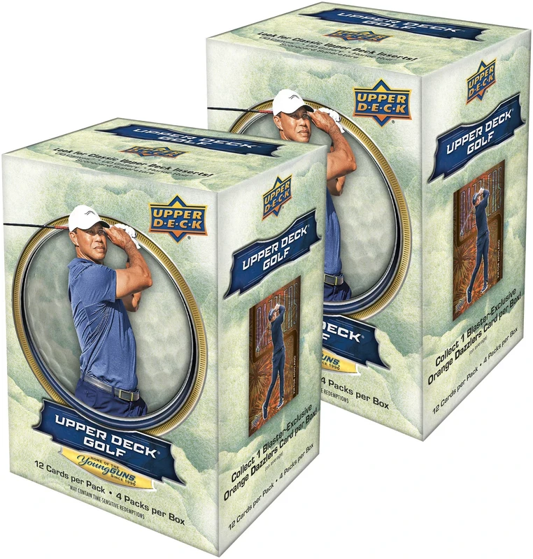 Upper Deck Golf Trading Card Blaster Box, 2-pack
