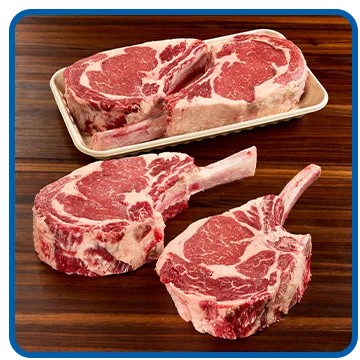 Kirkland Signature USDA Prime Beef Bone-In Ribeye Steak