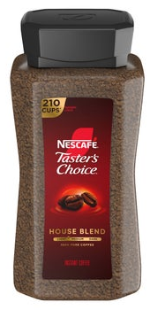 NESCAFE Taster's Choice Instant Coffee, House Blend, Light-Medium Roast,14 oz