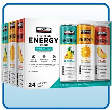 Kirkland Signature Sparkling Energy Drink