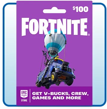 Epic Fortnite - $100 eGift Card Digital Download