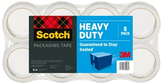 Scotch Heavy Duty Shipping Tape 8-pack