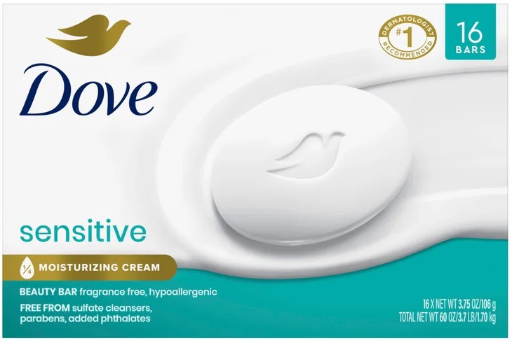 Dove Sensitive Moisturizing Beauty Bar