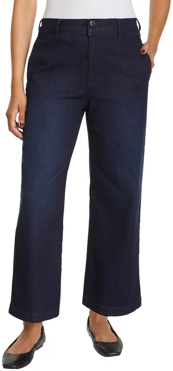 Ella Moss Women's Wide Leg Crop Pant