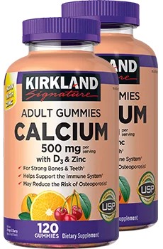 Kirkland Signature Calcium Adult Gummies