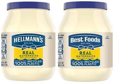 Hellmann's OR Best Foods Real Mayonnaise
