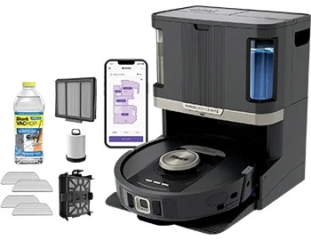 Shark PowerDetect 2-in-1 Robot Vacuum & Mop with NeverTouch Pro Self-Cleaning Base
