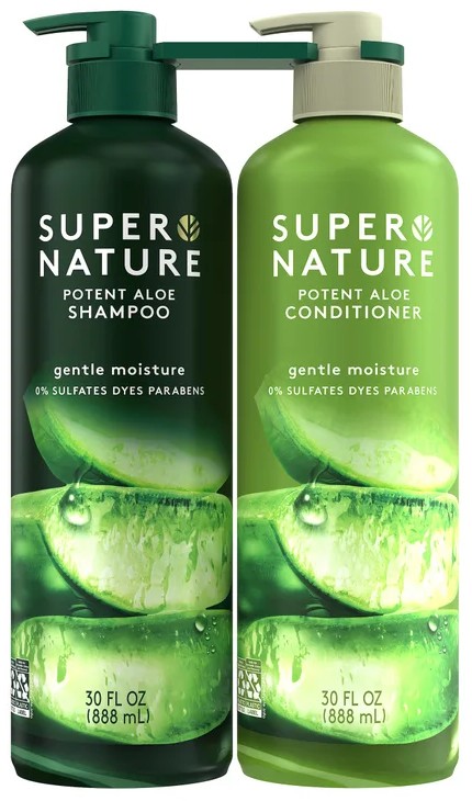 Super Nature Potent Aloe Shampoo and Conditioner