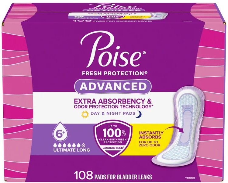 Poise Fresh Protection™ Advanced Plus Ultimate Absorbency Long Pads