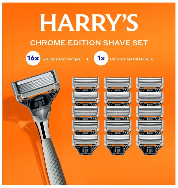 Harry's Chrome Edition Shave Set